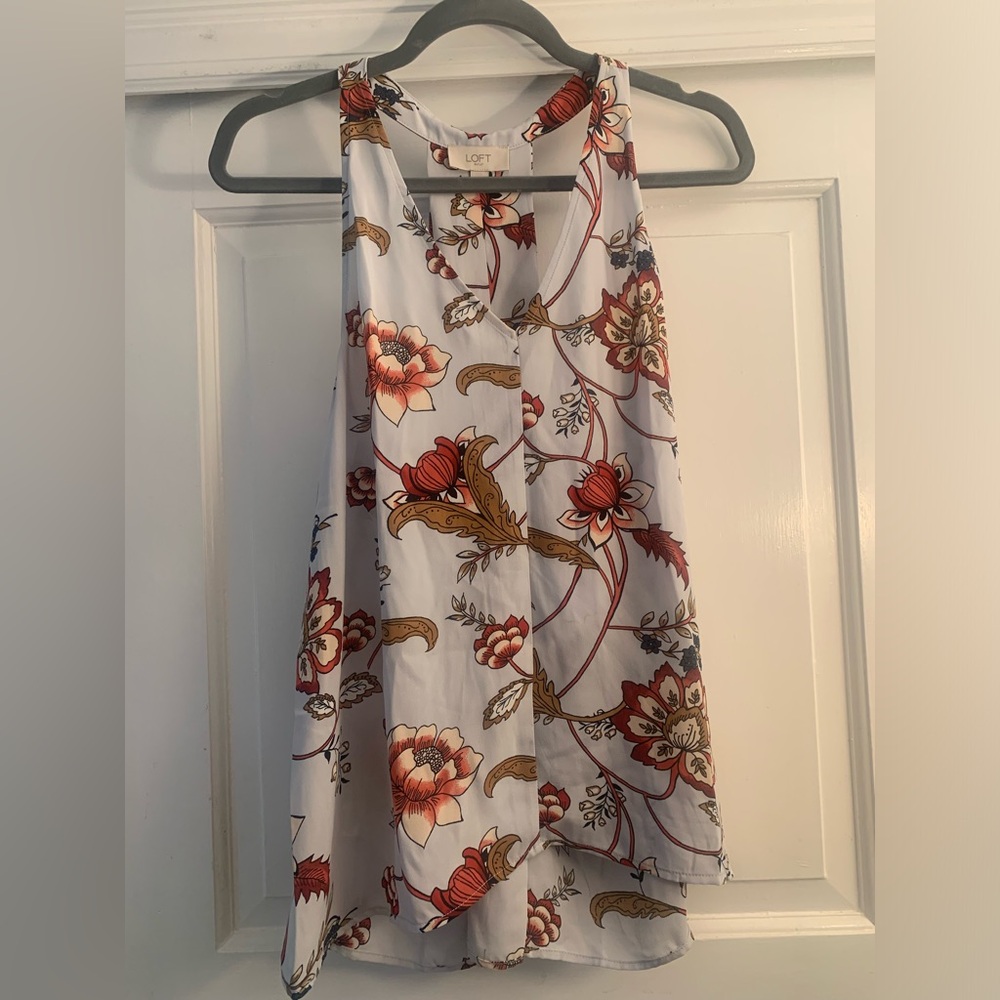 LOFT Outlet Crepe Tank Top